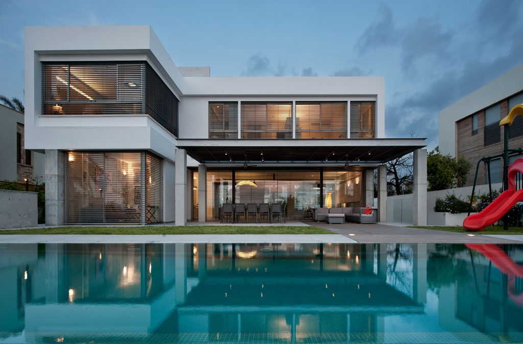 แบบบ้านวิลล่าสไตล์โมเดิร์น (Modern style villa house)